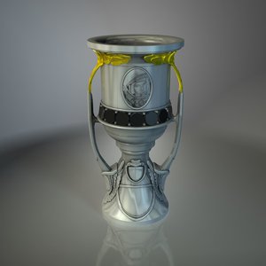 3d model of khl gagarin cup