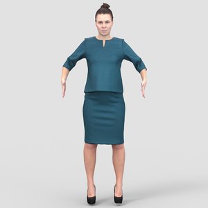3d realistic human model