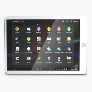 tablet smartphone 3d model