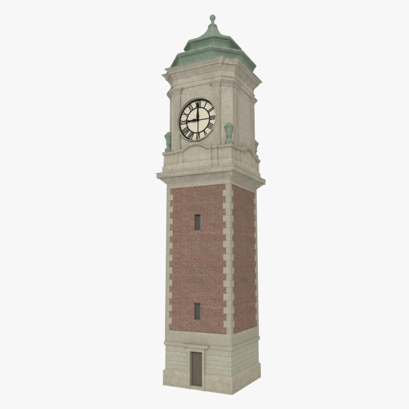 3d clock tower