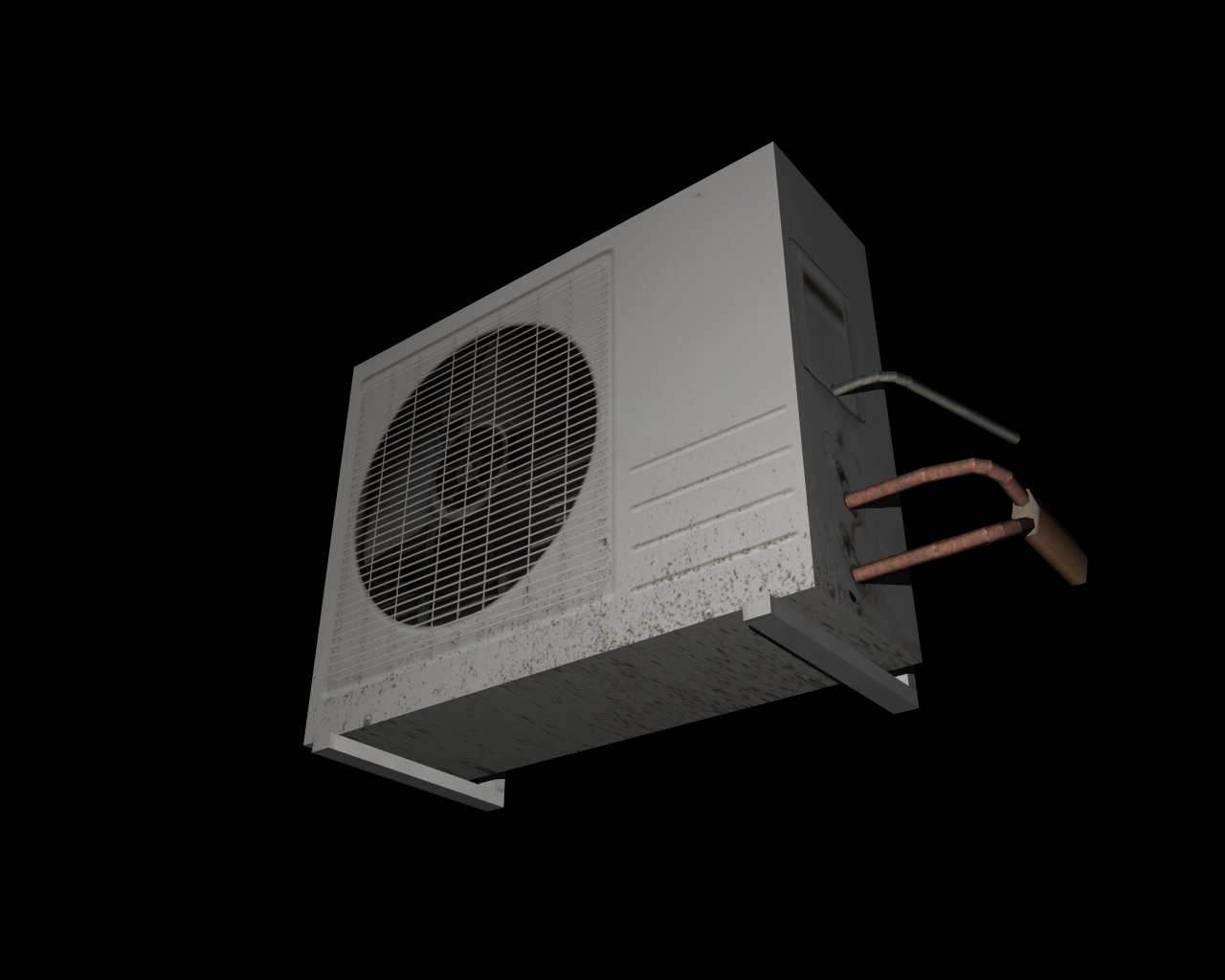 free air conditioner 3d model