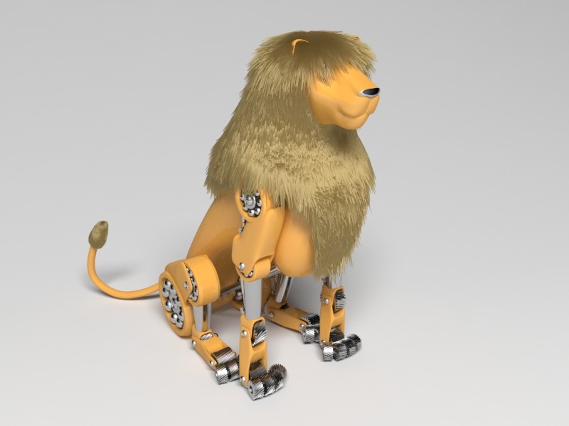 electronic lion toy