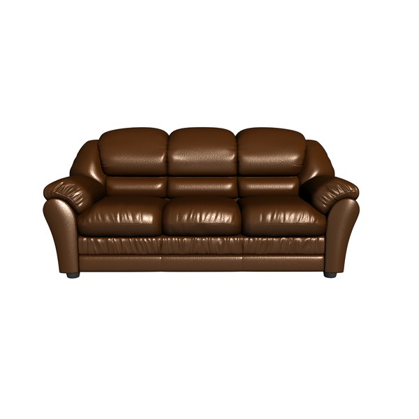 Classic Leather Sofa 3d Model, Classic Leather Furniture