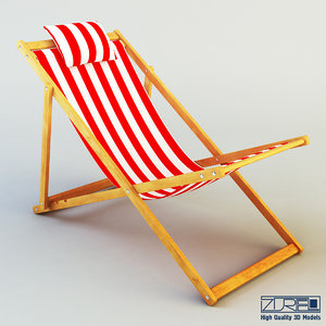 veliero chaise lounge 3d model