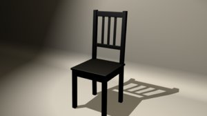 modern dining chair fbx