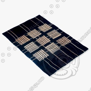 momeni rugs abstract nw48blk 3d 3ds