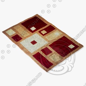 momeni rugs abstract nw50red 3d 3ds