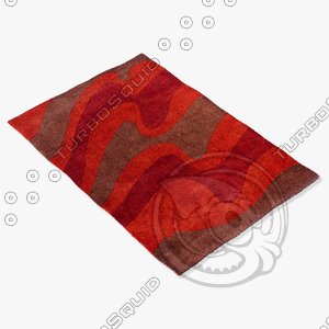 3d model momeni rugs abstract nw82tel