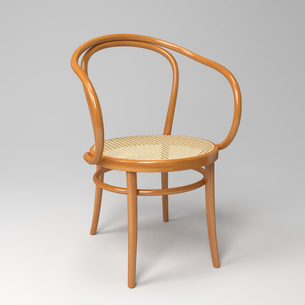 3d Model Thonet Chair B9