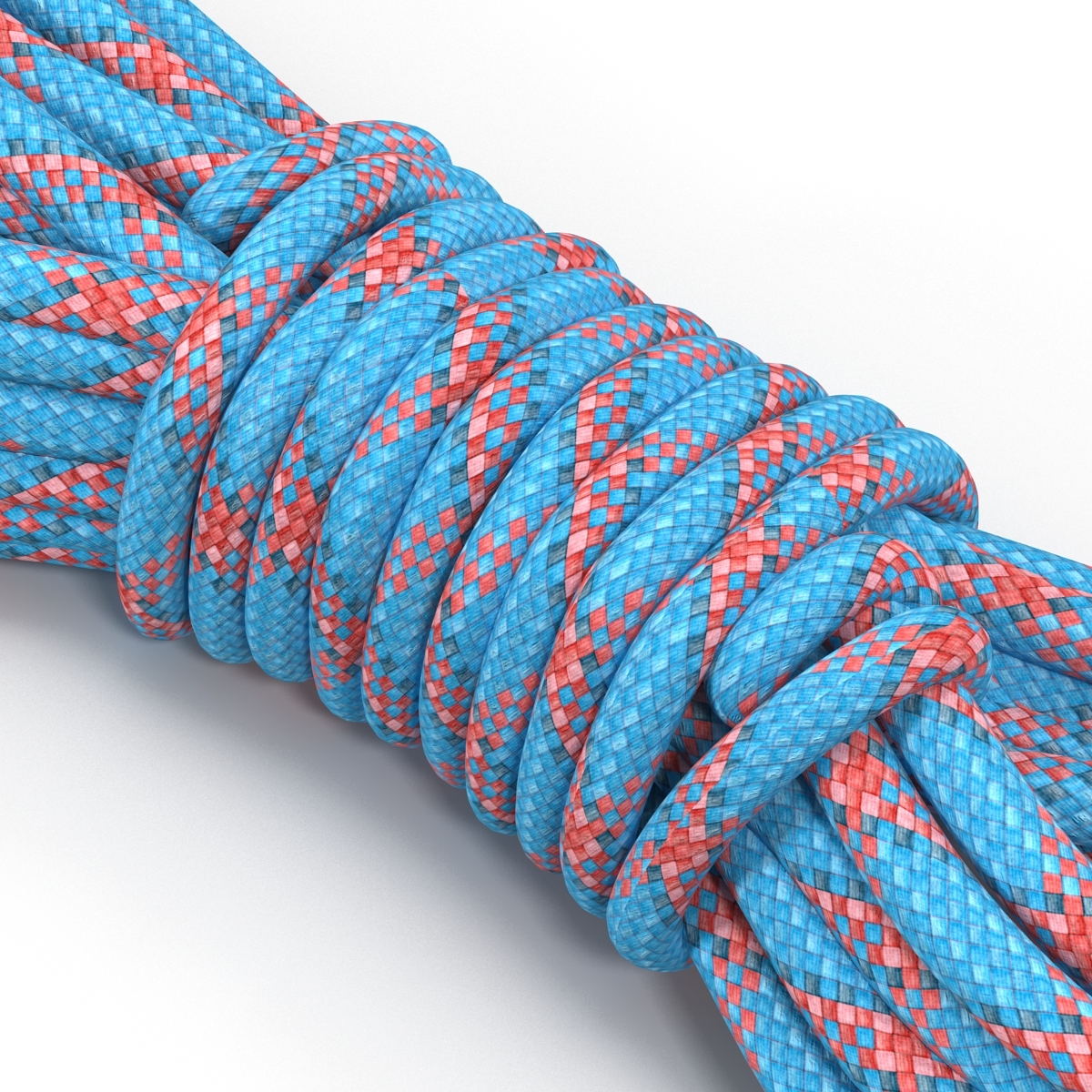 3d model rock climbing ropes set