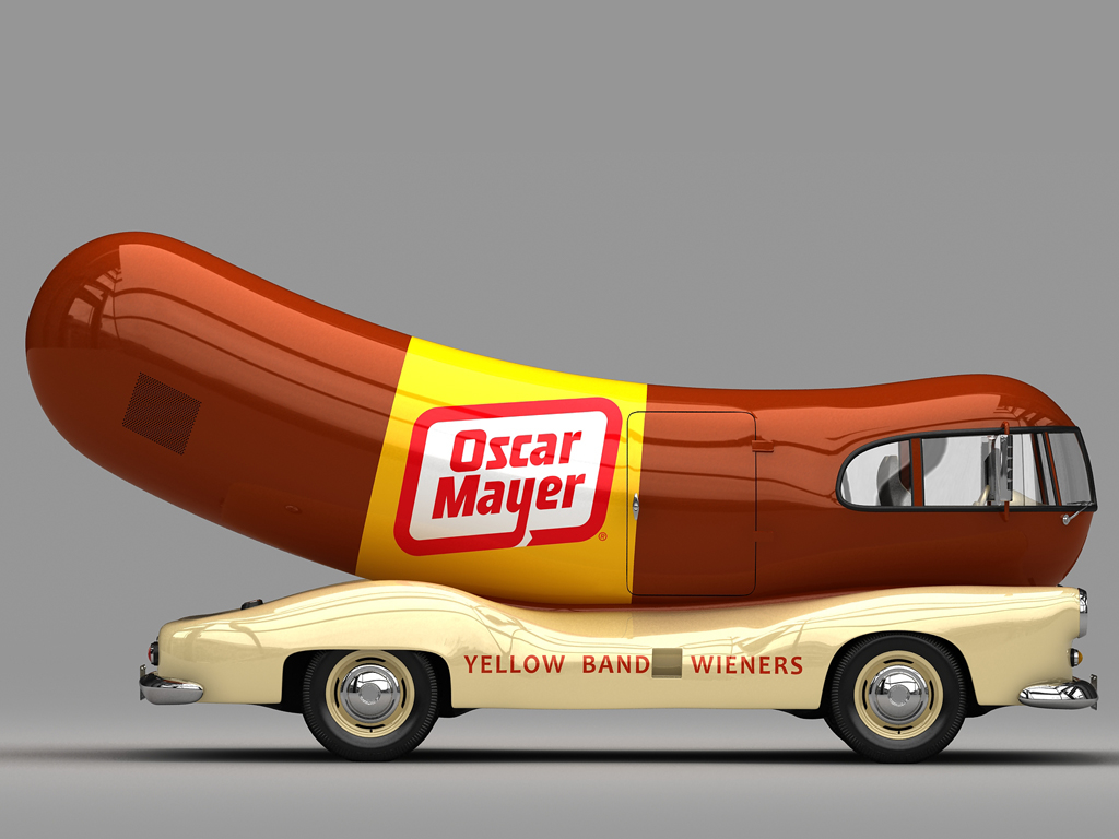 3d 1952 o mayer wienermobile model