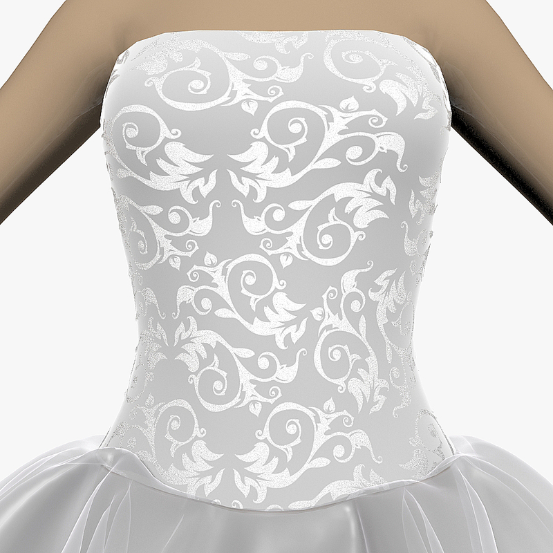 dresses wedding 3d 3ds