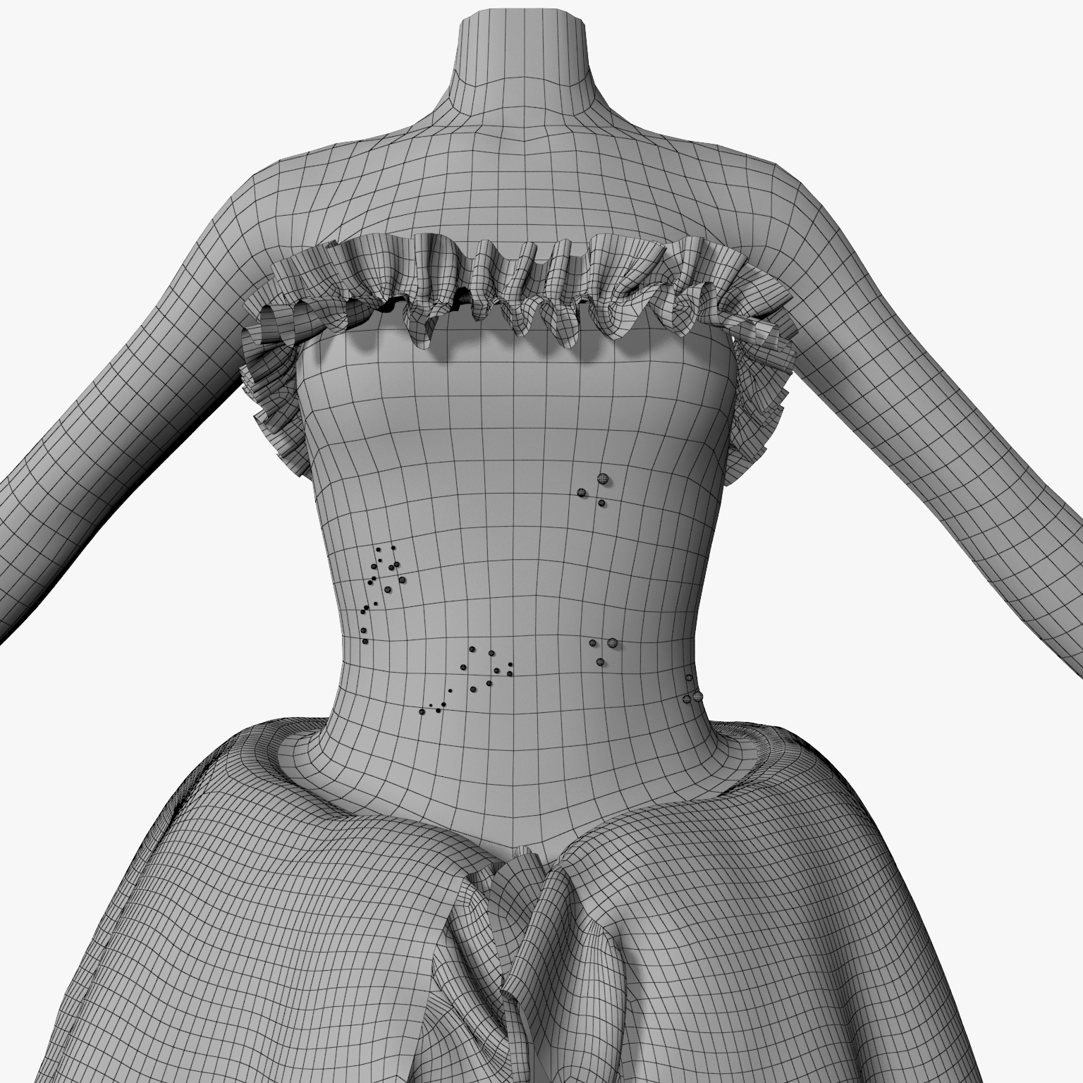 dresses wedding 3d 3ds