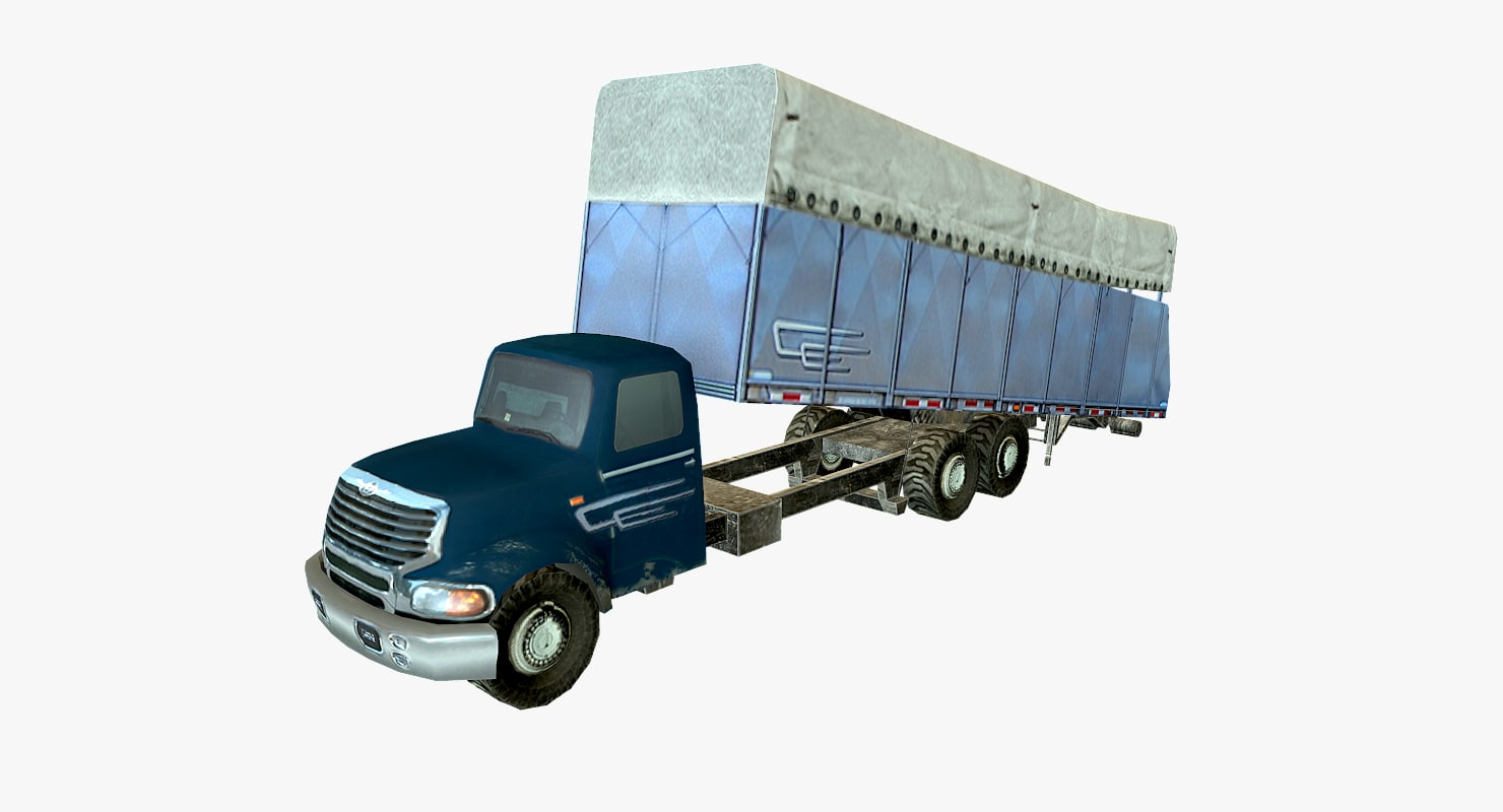 3d model module truck