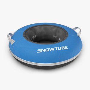 3d model snow tube