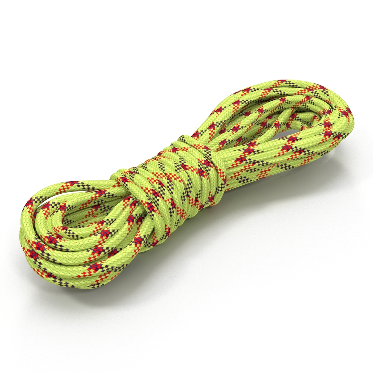 rock climbing rope 3d model