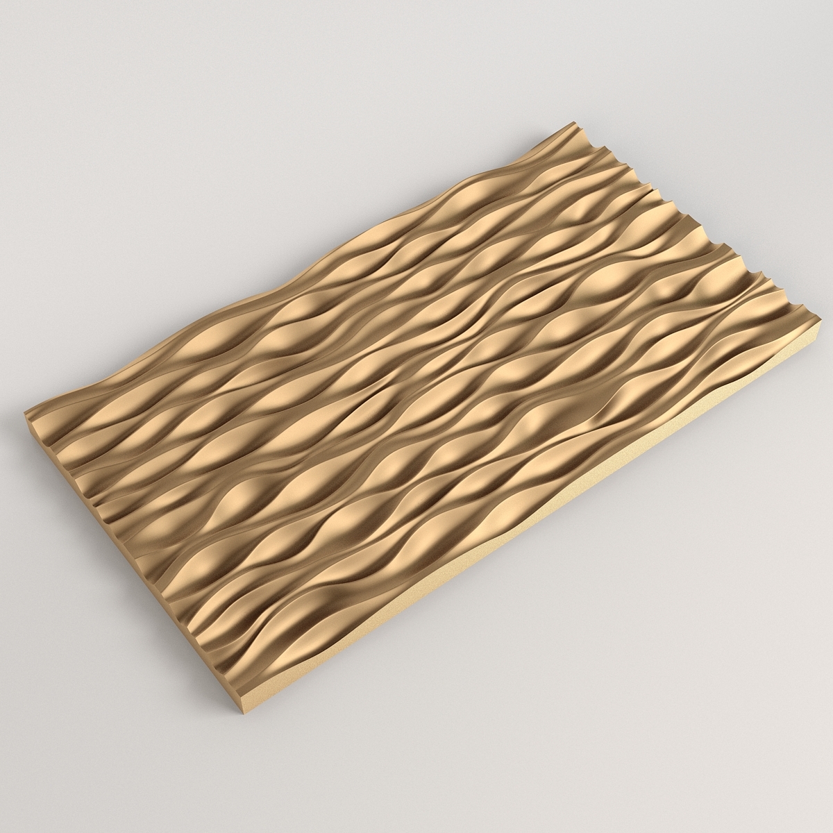 waves wall panels obj