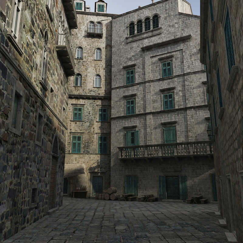 old town 3d model