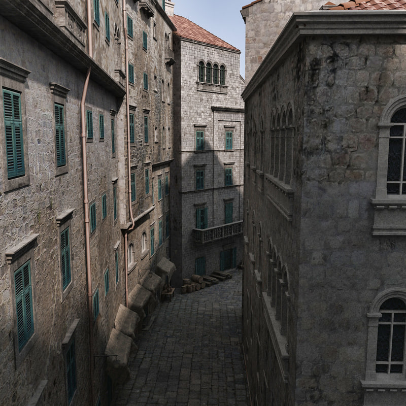 town 3d models for download turbosquid old town 3d model