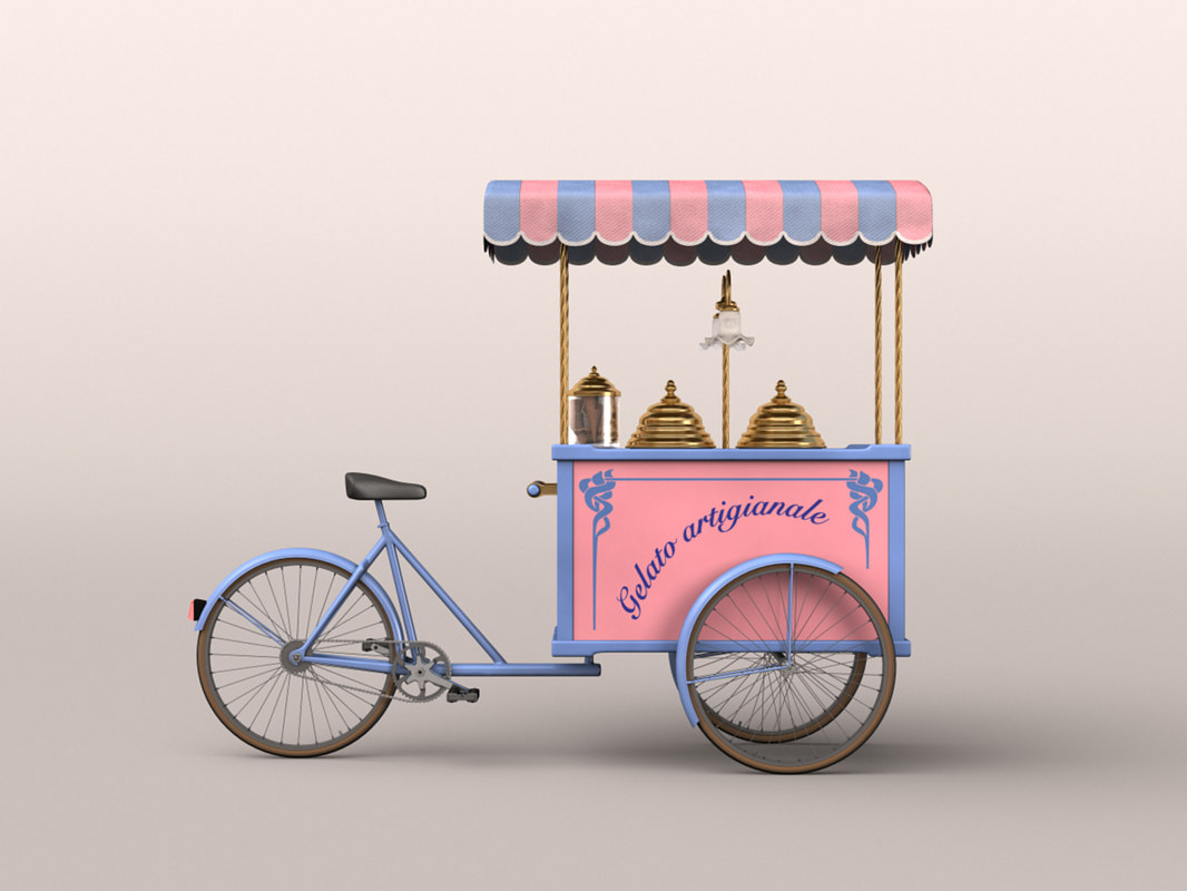 3dsmax icecream cart