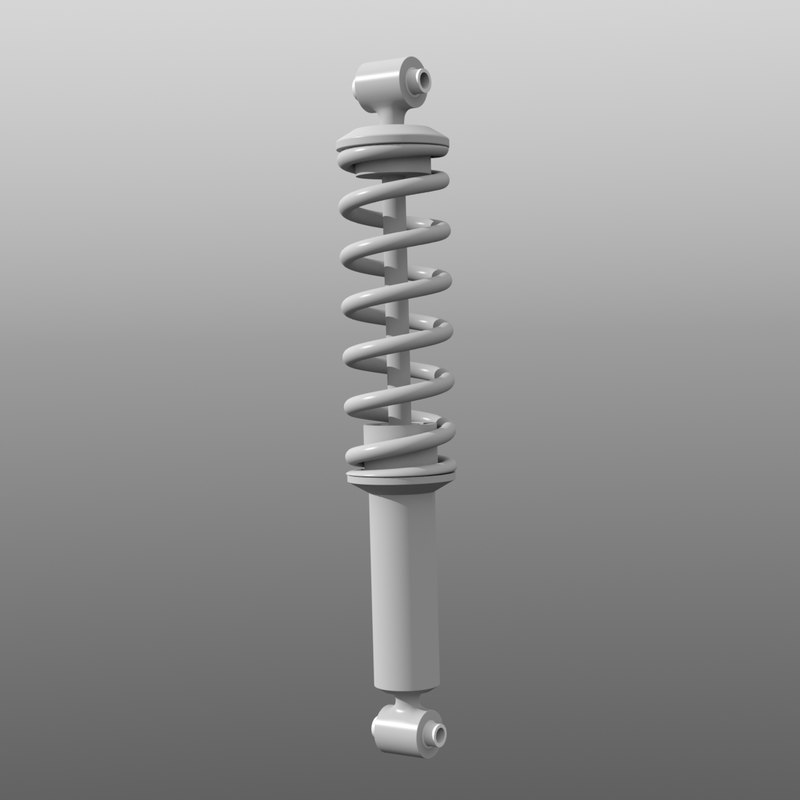 shock absorber 3d obj