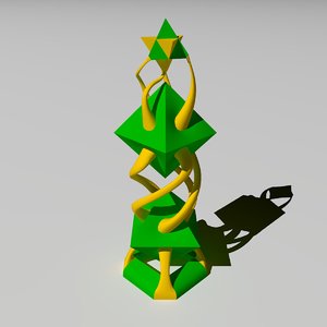 3ds max abstract chess king lighting