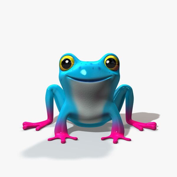 Cartoon Frosch 3d Modell Turbosquid 899401