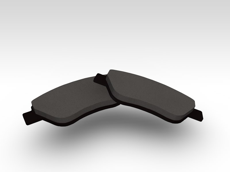 3d Model Brake Pads 6079