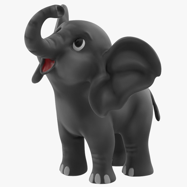 max cartoon elephant rigged