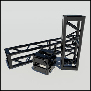 truss steel 3d model
