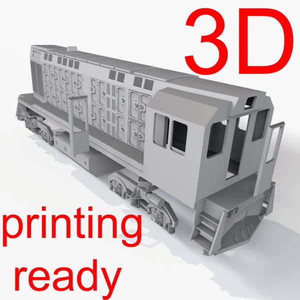 Trains STL Models for Download TurboSquid