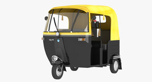 3d auto rickshaw model