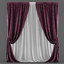 3d model of curtain classic
