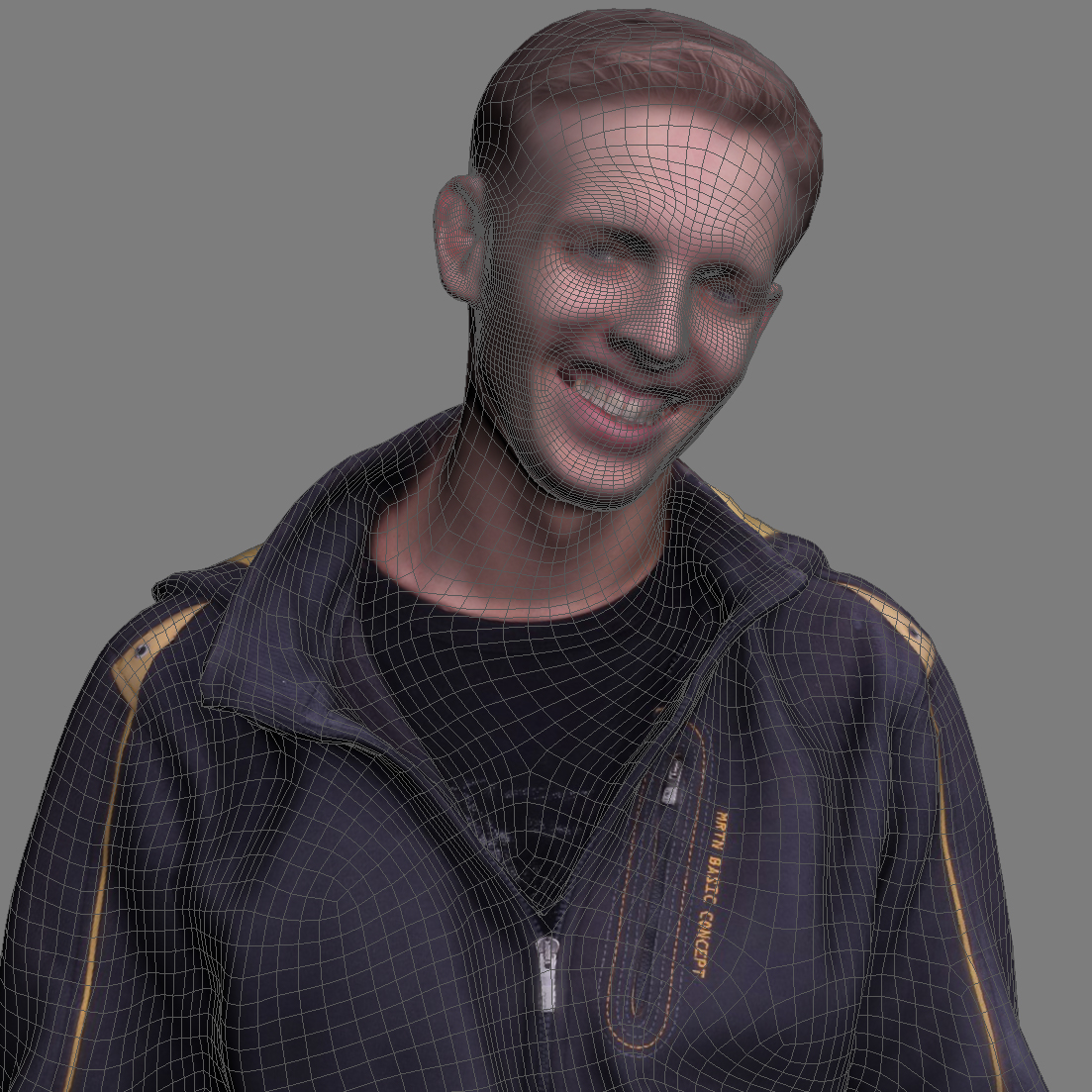 realistic human  3d  model 