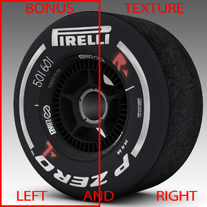 3d pirelli tyre enkei model