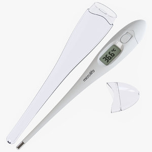 3d thermometer thermo model