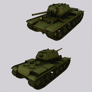 3d kv-1 soviet tank