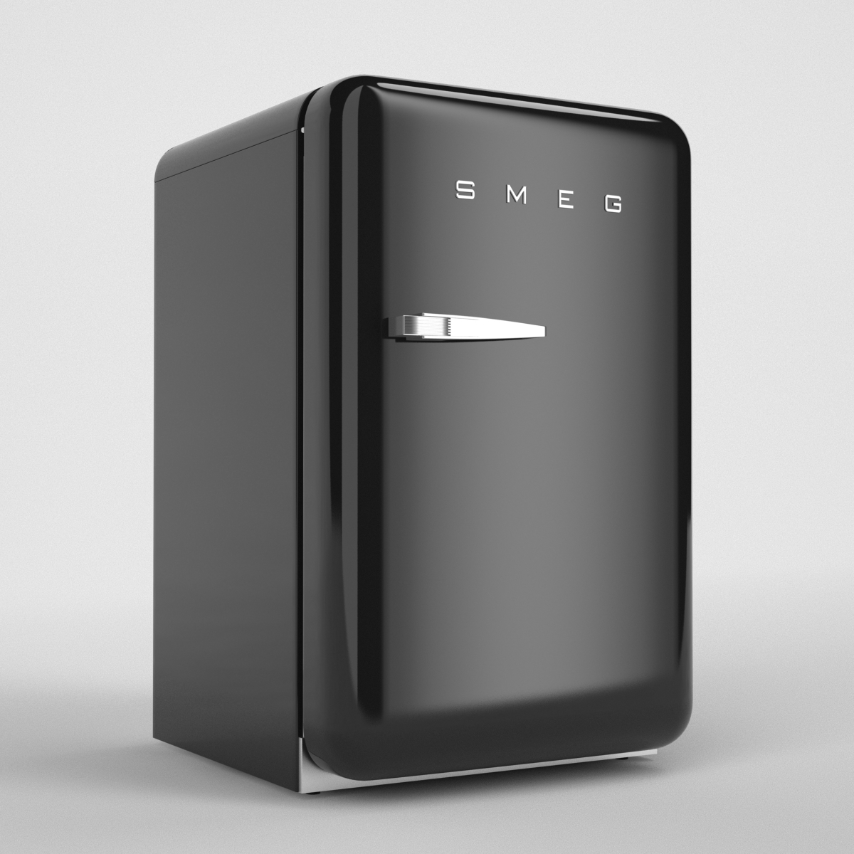 3d model of smeg refrigerator