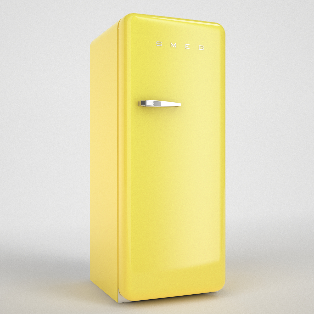3d model of smeg refrigerator