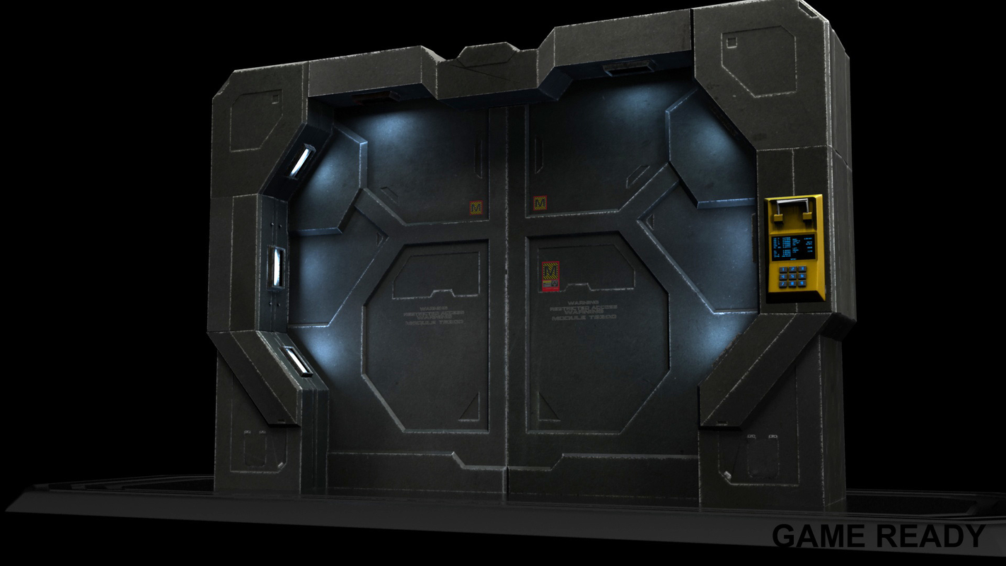 Sci Fi Gate Door Max