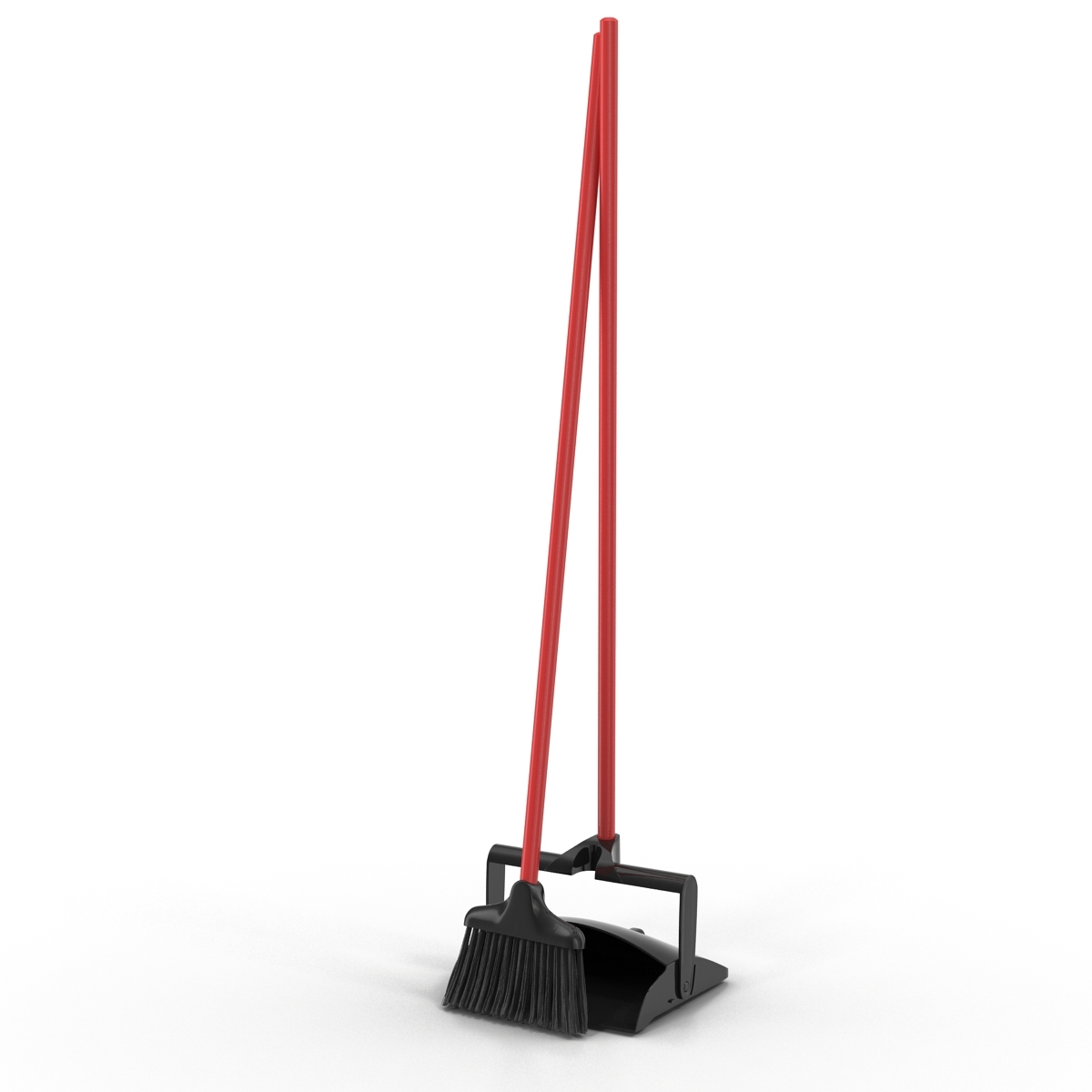 libman broom dustpan set 3d model