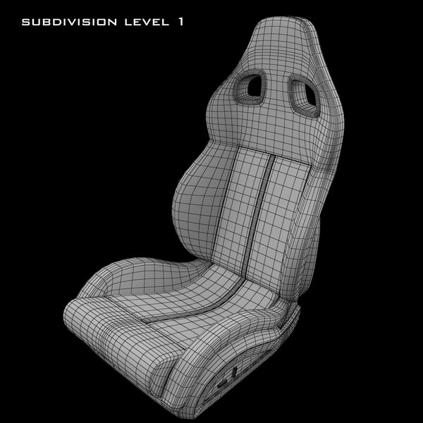 racing seat 3d model