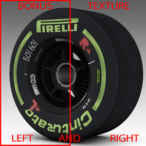 3d model pirelli tyre enkei