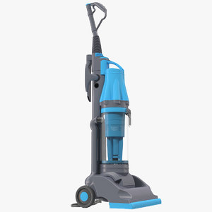 stand vacuum cleaner blue 3d max