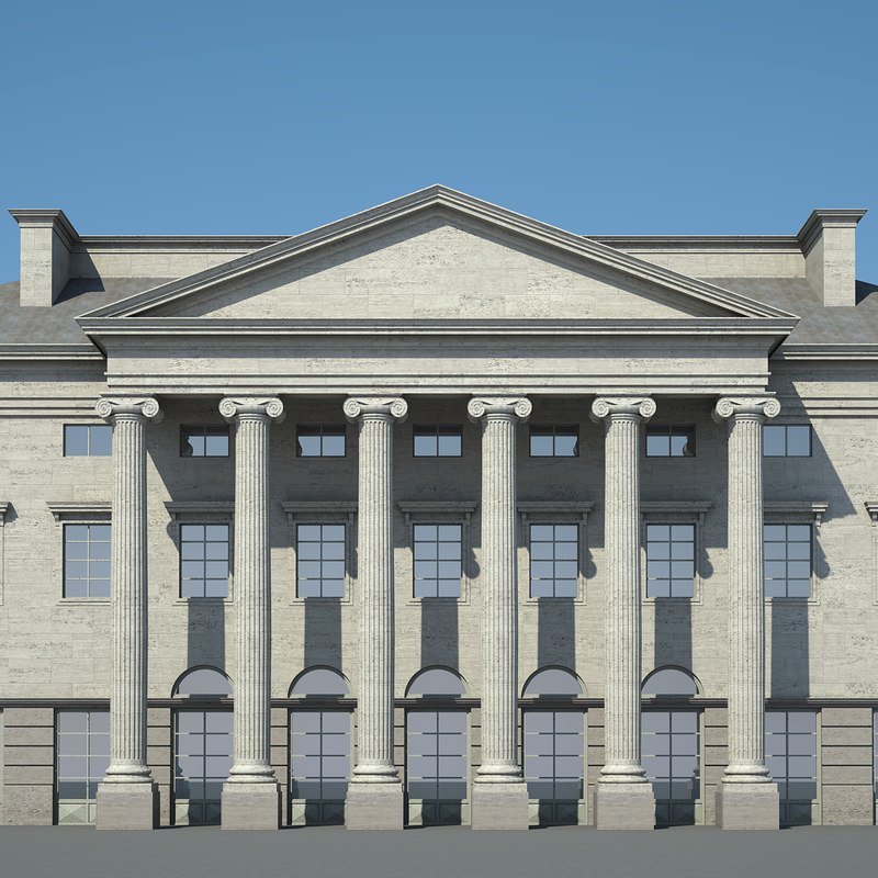 city hall 3d model