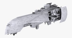 3d model of proteus cruiser