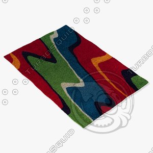 chandra rugs ben-3001 3d 3ds