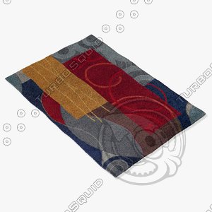 chandra rugs ben-3015 3d max