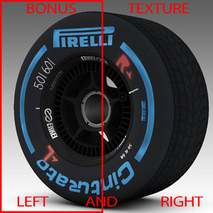 3d pirelli tyre enkei model