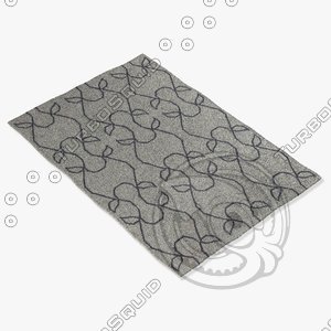 3dsmax chandra rugs lim-25708